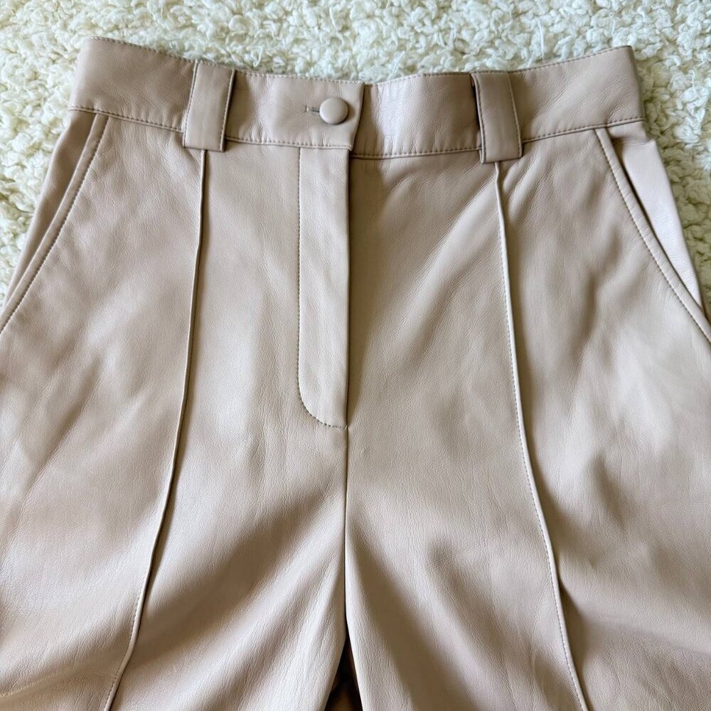BOSS by HUGO BOSS – Telita Faux Leather Wide-Leg Pants (NEW with Tags) - Picture 10 of 13
